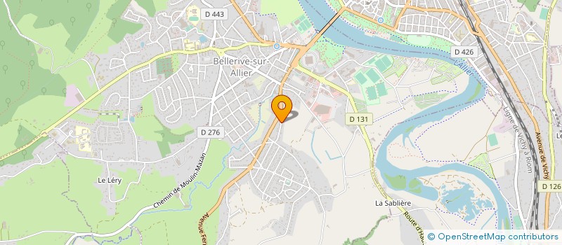 localisation de l'entreprise MADAME PASCALE CALLEJON à BELLERIVE-SUR-ALLIER