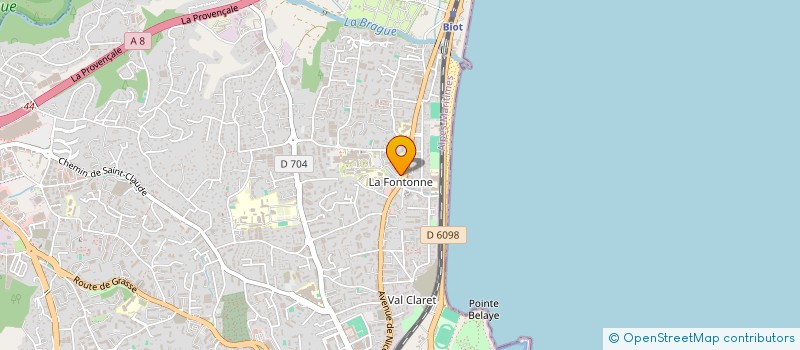 localisation de l'entreprise MADAME PASCALE CAMPILLO  ANTIBES