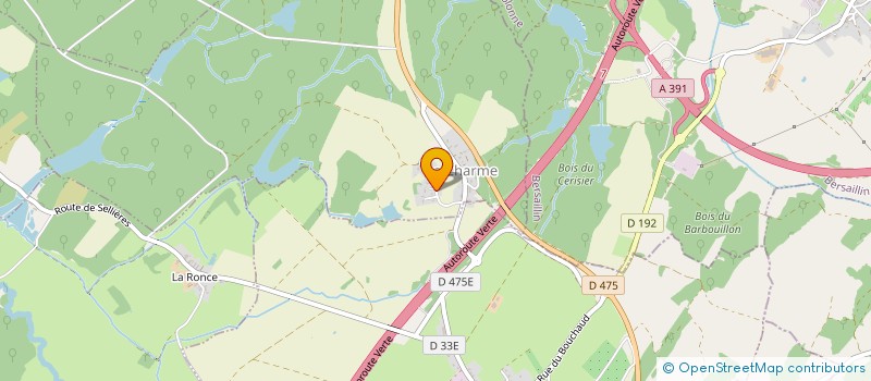 localisation de l'entreprise MADAME PASCALE CANNARD  LA CHARME