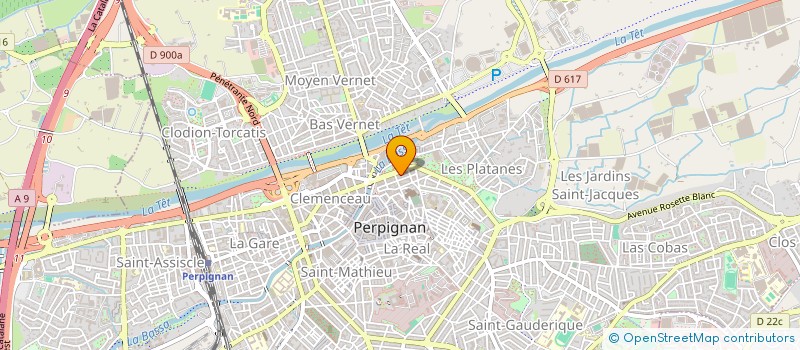 localisation de l'entreprise MADAME PASCALE CARRIE à PERPIGNAN