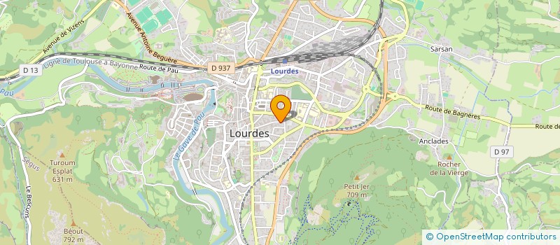 localisation de l'entreprise MADAME PASCALE CARRIVAUL à LOURDES