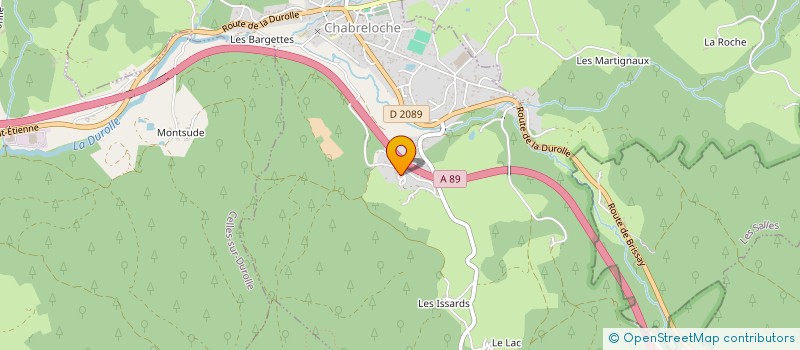 localisation de l'entreprise MADAME PASCALE CARTON  CHABRELOCHE