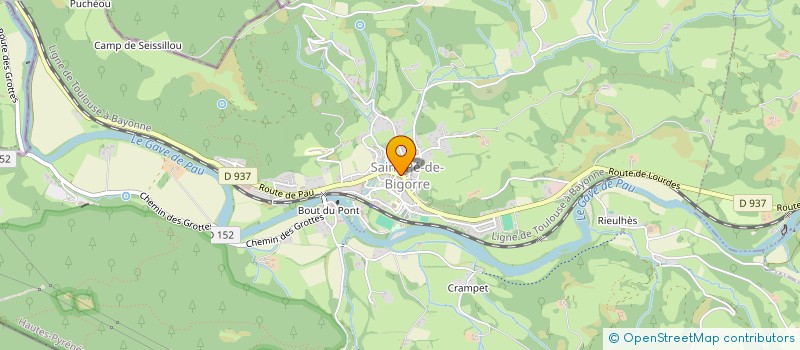 localisation de l'entreprise MADAME PASCALE CASTERAN  SAINT-PE-DE-BIGORRE