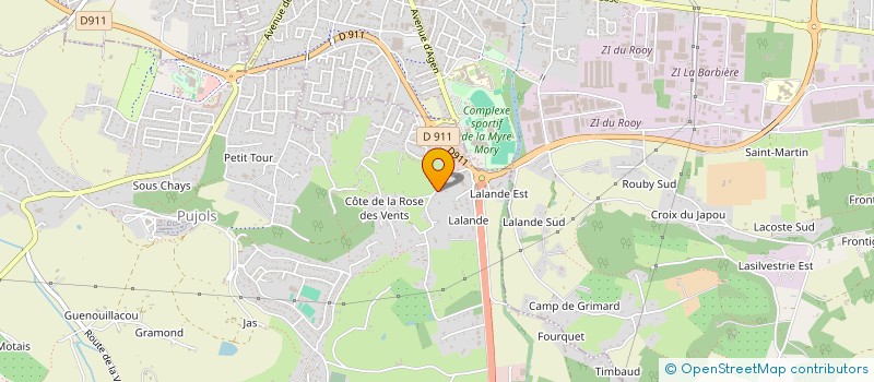 localisation de l'entreprise MADAME PASCALE CAUSSE  PUJOLS