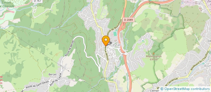 localisation de l'entreprise MADAME PASCALE CELLERIER à CEYRAT