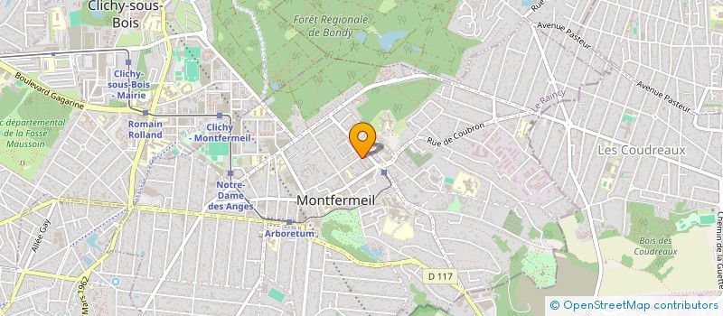 localisation de l'entreprise MADAME PASCALE CERVERA  MONTFERMEIL