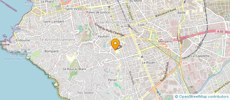 localisation de l'entreprise MADAME PASCALE CESSART à MARSEILLE