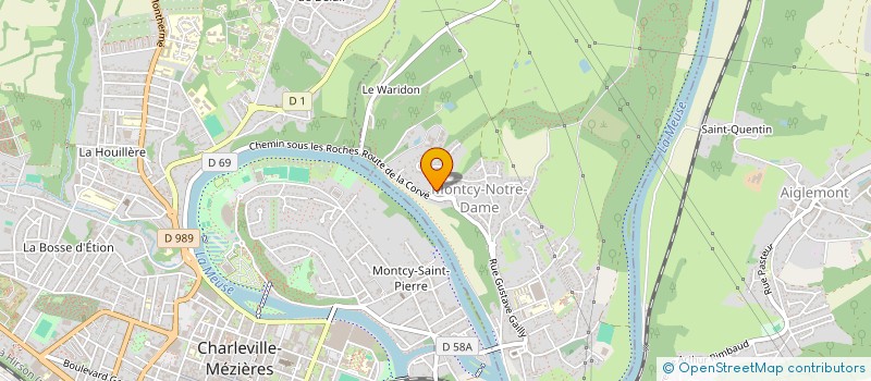localisation de l'entreprise MADAME PASCALE CHAFFOTEAUX à MONTCY-NOTRE-DAME