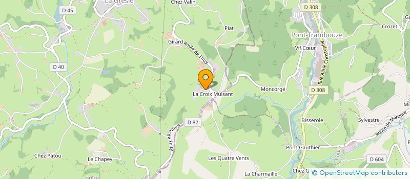 localisation de l'entreprise MADAME PASCALE CHAMPEIMONT à GRESLE (LA)