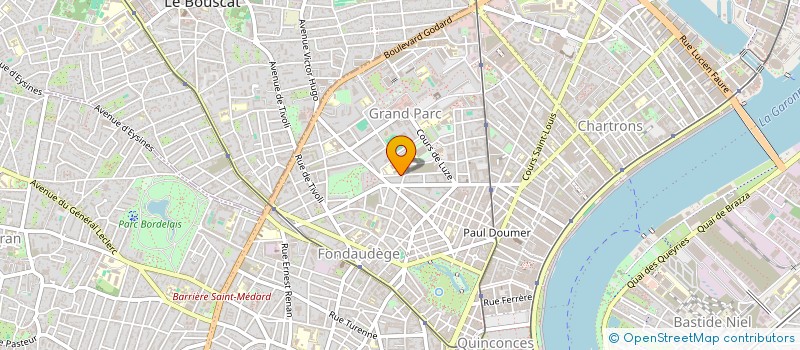 localisation de l'entreprise MADAME PASCALE CHAPON à BORDEAUX