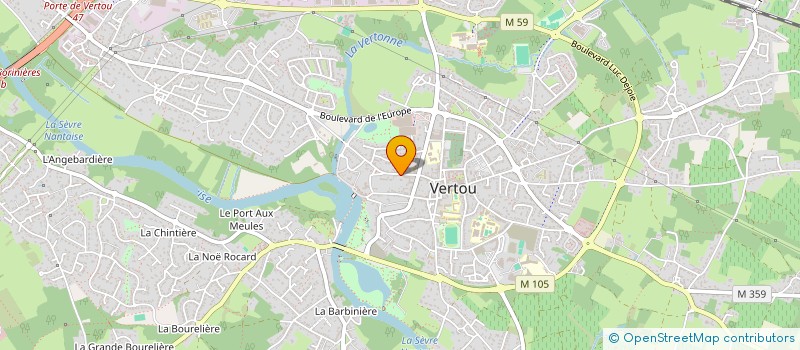 localisation de l'entreprise MADAME PASCALE CHARBOUTET  VERTOU