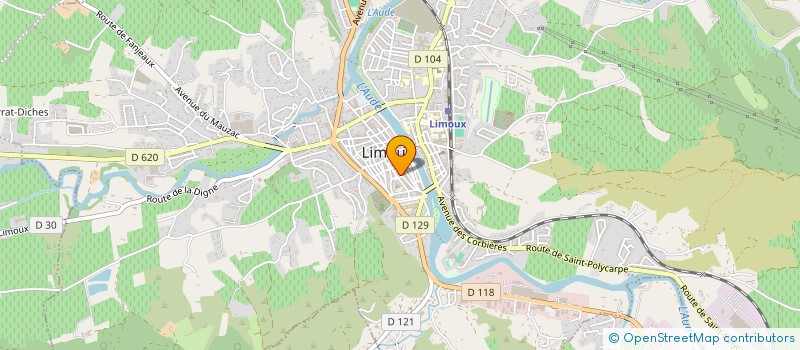 localisation de l'entreprise MADAME PASCALE CHAUMOND à LIMOUX