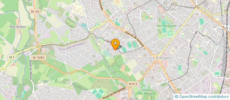 localisation de l'entreprise MADAME PASCALE CHAUVET à MONTPELLIER
