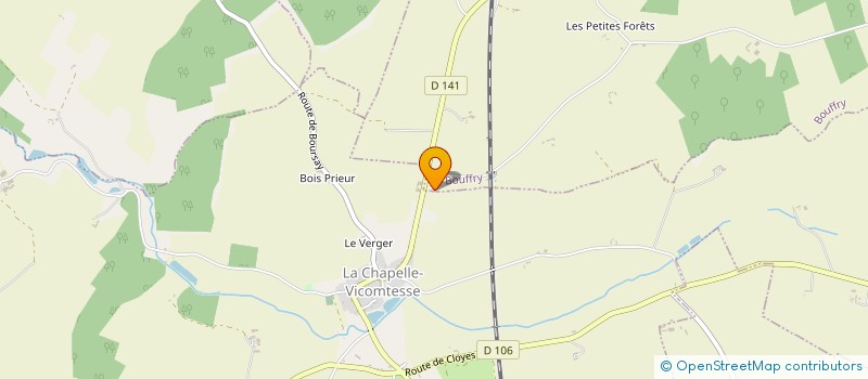 localisation de l'entreprise MADAME PASCALE CHAVONNET à LA CHAPELLE-VICOMTESSE