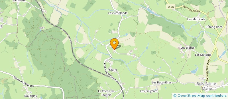 localisation de l'entreprise MADAME PASCALE CHEVILLARD à COLOMBIER-EN-BRIONNAIS