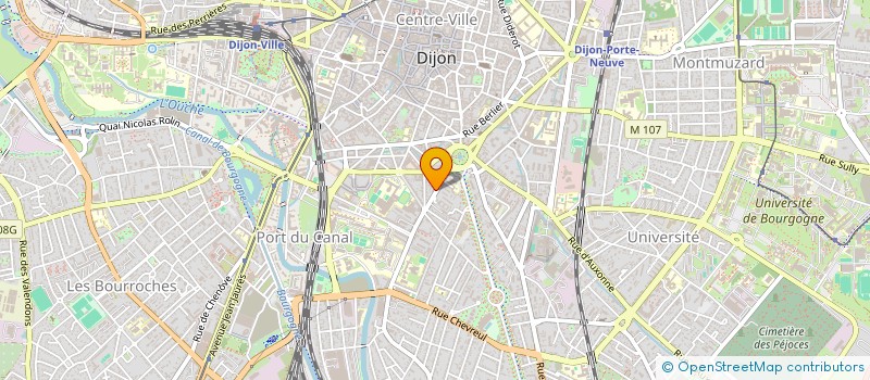 localisation de l'entreprise MADAME PASCALE CHEVILLOTTE à DIJON