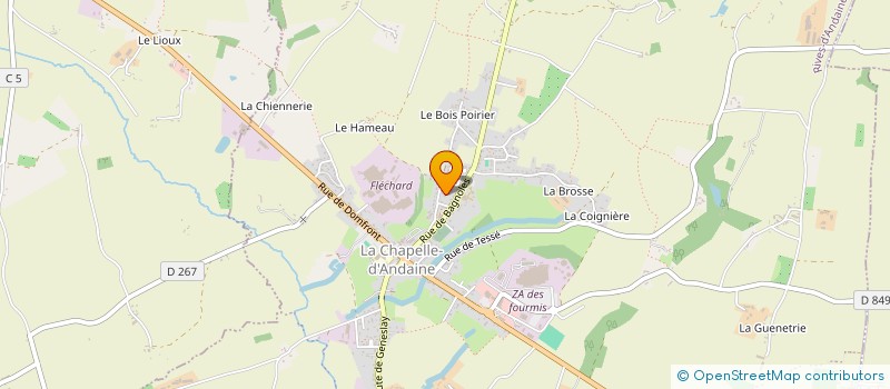 localisation de l'entreprise MADAME PASCALE CHEVRET à JUVIGNY VAL D'ANDAINE