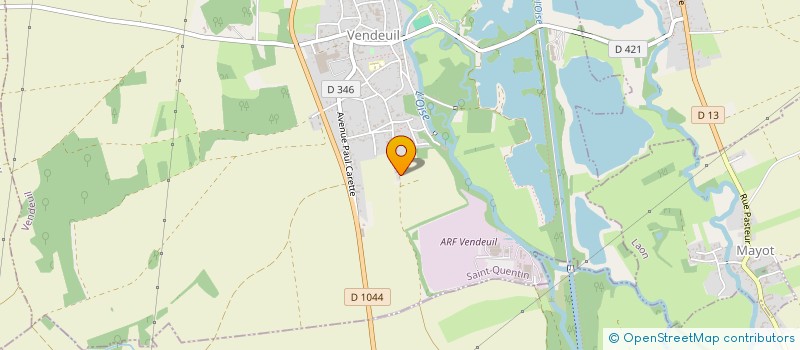 localisation de l'entreprise MADAME PASCALE CHEVRIN  VENDEUIL