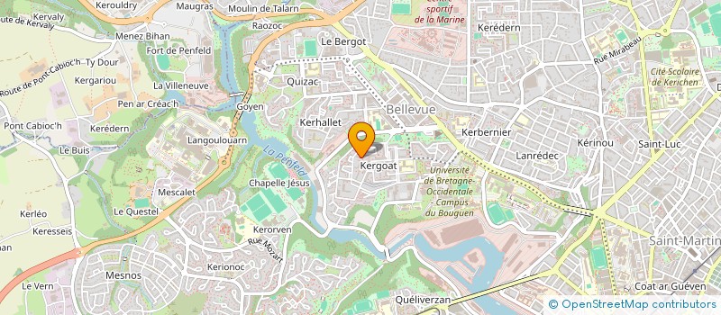 localisation de l'entreprise MADAME PASCALE CHIARINELLI  BREST