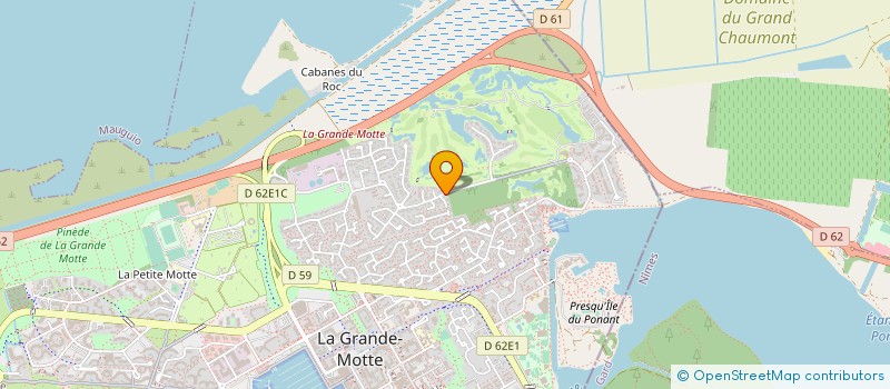 localisation de l'entreprise MADAME PASCALE CHORNET  LA GRANDE-MOTTE