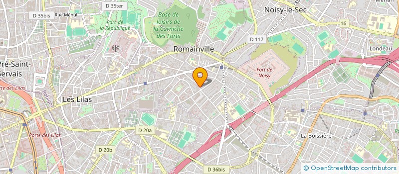 localisation de l'entreprise MADAME PASCALE CIVELLI à ROMAINVILLE