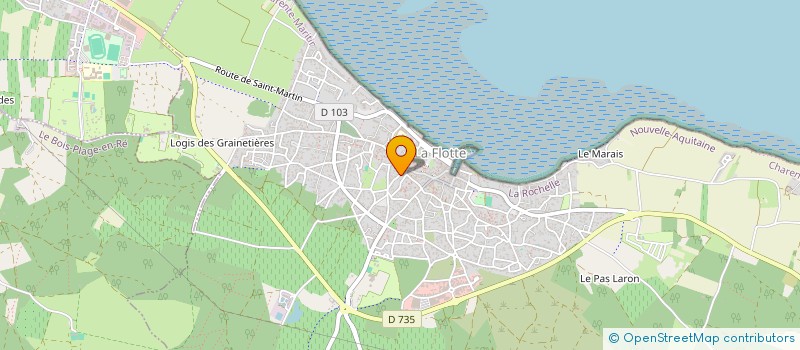 localisation de l'entreprise MADAME PASCALE CLERC  LA FLOTTE