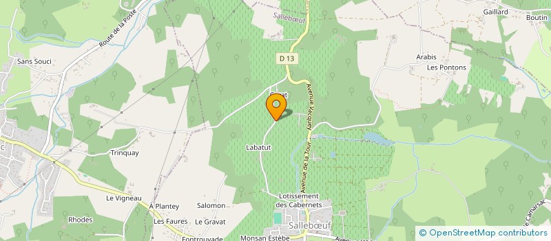 localisation de l'entreprise MADAME PASCALE COCHEZ  SALLEBUF