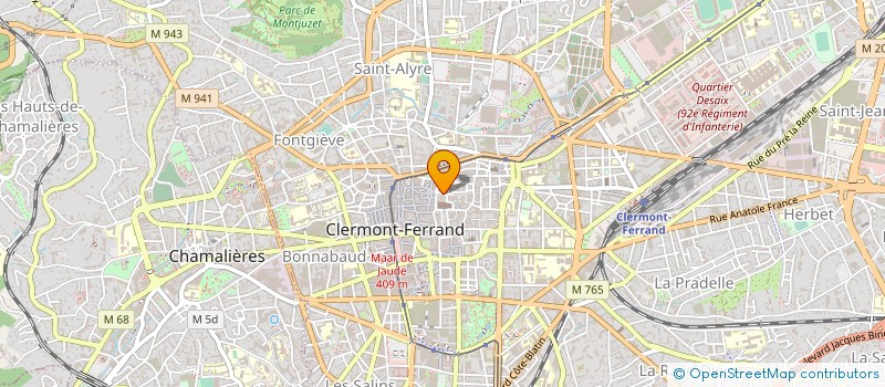 localisation de l'entreprise MADAME PASCALE COHADE à CLERMONT-FERRAND