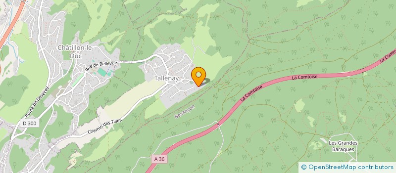 localisation de l'entreprise MADAME PASCALE COIN  TALLENAY