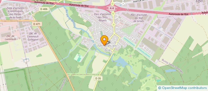 localisation de l'entreprise MADAME PASCALE COLLIN  FERRIERES-EN-BRIE