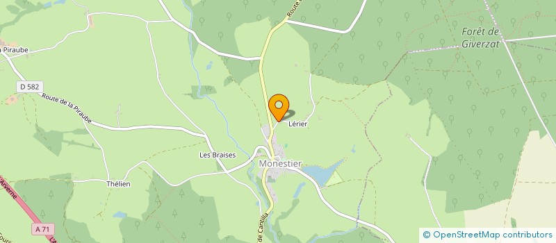 localisation de l'entreprise MADAME PASCALE COMBES  DENEUILLE-LES-CHANTELLE