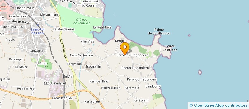 localisation de l'entreprise MADAME PASCALE COMBOT  SAINT-POL-DE-LEON