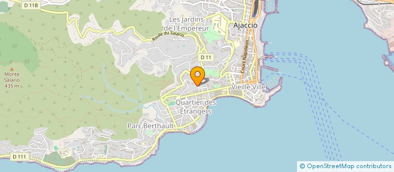 localisation de l'entreprise MADAME PASCALE COMITI à AJACCIO