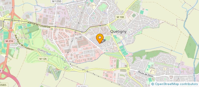localisation de l'entreprise MADAME PASCALE COQUEMONT à QUETIGNY