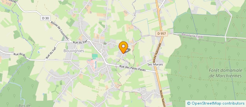 localisation de l'entreprise MADAME PASCALE COSEMANS à BOUVIGNIES