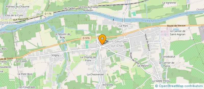 localisation de l'entreprise MADAME PASCALE COUILLARD à SAINT-GEORGES-SUR-CHER