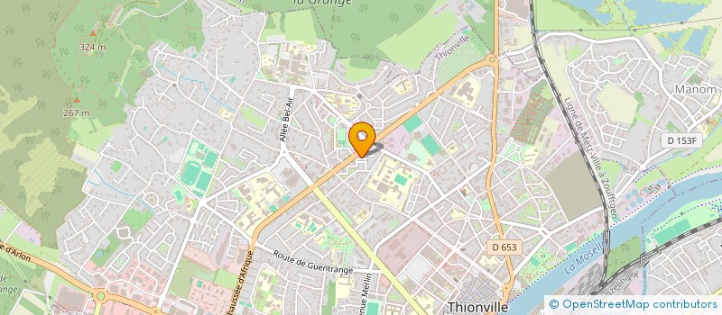 localisation de l'entreprise MADAME PASCALE CRETENET à THIONVILLE
