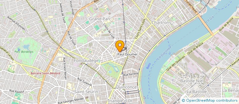 localisation de l'entreprise MADAME PASCALE CROIZON à BORDEAUX