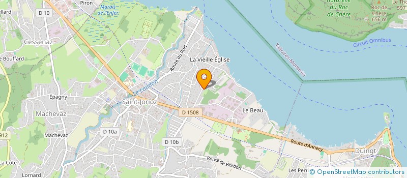 localisation de l'entreprise MADAME PASCALE DANIEL  SAINT-JORIOZ