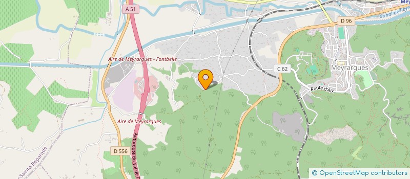 localisation de l'entreprise MADAME PASCALE DANIELE LANCELOT  MEYRARGUES