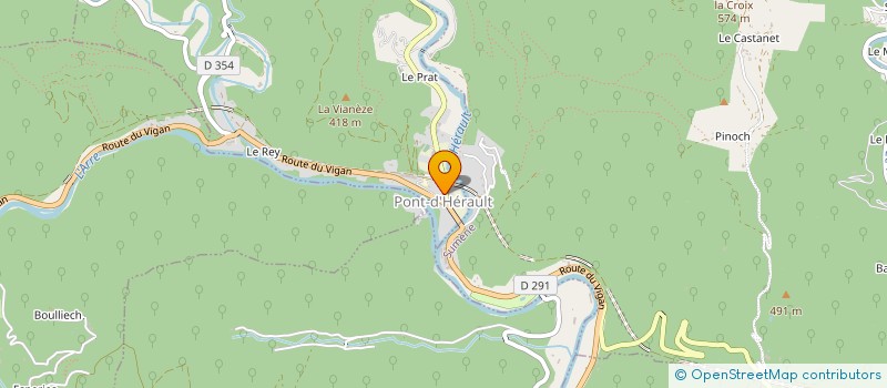 localisation de l'entreprise MADAME PASCALE DAUDE  SAINT-ANDRE-DE-MAJENCOULES