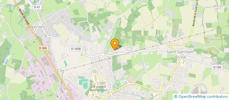 localisation de l'entreprise MADAME PASCALE DAVIAUD  LA FLECHE