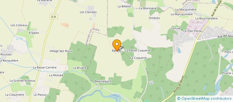 localisation de l'entreprise MADAME PASCALE DE CHAMBURE  MONTS