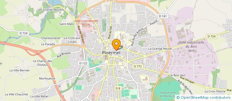 localisation de l'entreprise MADAME PASCALE DE MARTIN à PLOERMEL