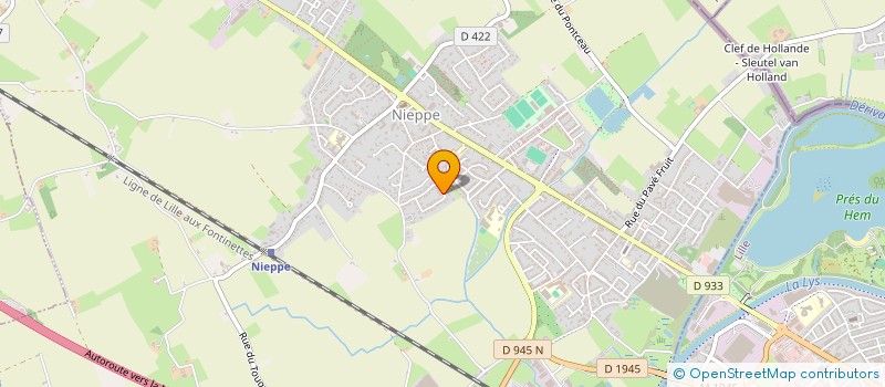 localisation de l'entreprise MADAME PASCALE DEBEUSSCHER  NIEPPE