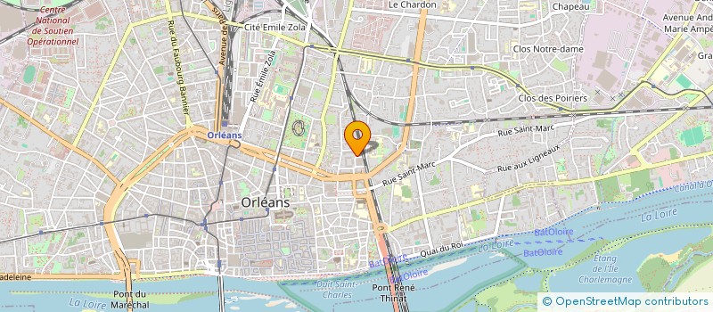 localisation de l'entreprise MADAME PASCALE DEGAND à ORLEANS