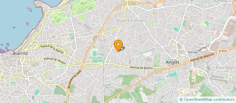 localisation de l'entreprise MADAME PASCALE DEHUIRE  ANGLET