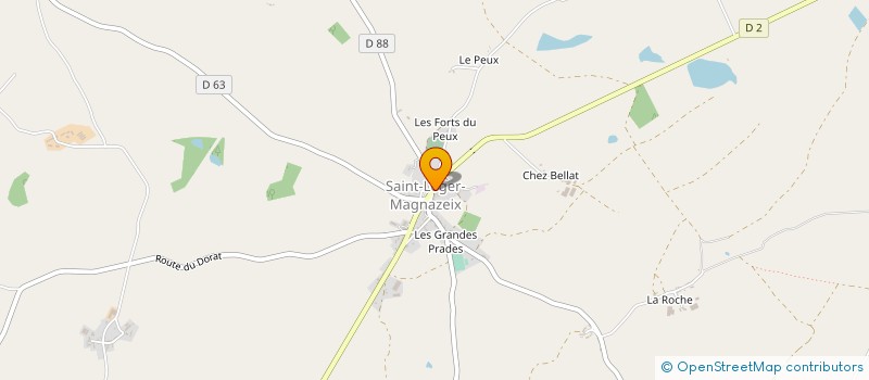 localisation de l'entreprise MADAME PASCALE DELAHAYE à SAINT-LEGER-MAGNAZEIX