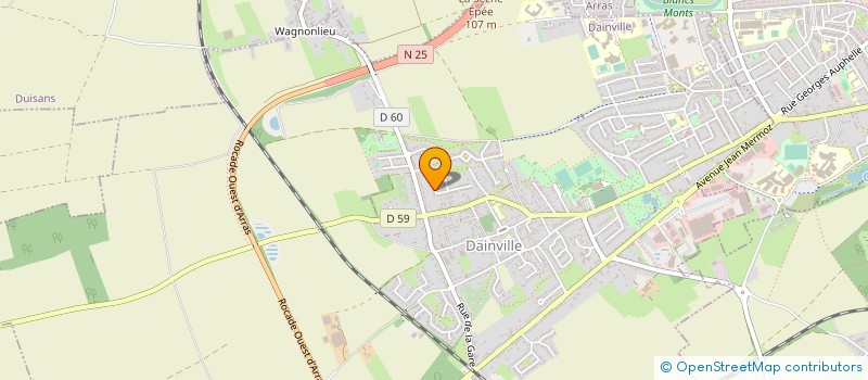 localisation de l'entreprise MADAME PASCALE DELFERRIERE  DAINVILLE