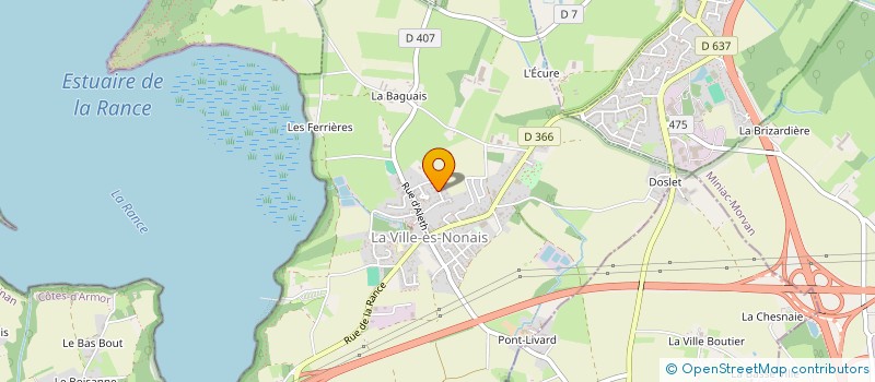 localisation de l'entreprise MADAME PASCALE DENANCE à LA VILLE-ES-NONAIS